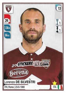 Sticker Lorenzo De Silvestri - Calciatori 2019-2020 - Panini