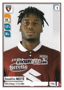 Sticker Soualiho Meité - Calciatori 2019-2020 n. 543 - Panini