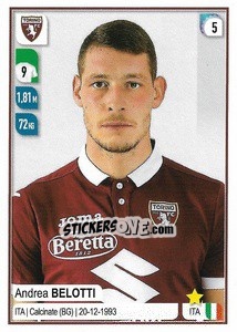 Sticker Andrea Belotti - Calciatori 2019-2020 n. 548 - Panini