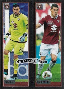 Sticker Sirigu / Belotti - Calciatori 2019-2020 n. 553 - Panini