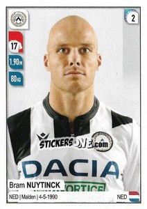 Cromo Bram Nuytinck - Calciatori 2019-2020 - Panini