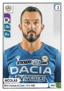 Sticker Nicolas - Calciatori 2019-2020 - Panini