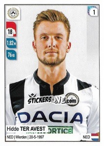 Cromo Hidde Ter Avest - Calciatori 2019-2020 - Panini