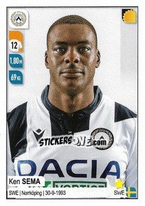 Sticker Ken Sema - Calciatori 2019-2020 n. 568 - Panini