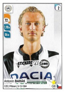 Sticker Antonín Barák - Calciatori 2019-2020 n. 569 - Panini