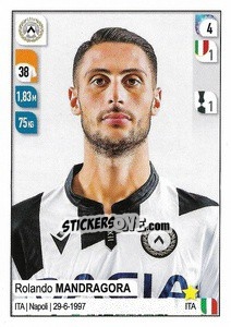 Sticker Rolando Mandragora - Calciatori 2019-2020 - Panini