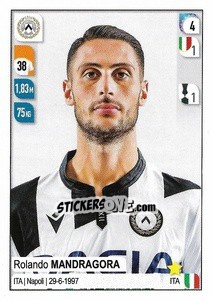 Sticker Rolando Mandragora - Calciatori 2019-2020 n. 571 - Panini