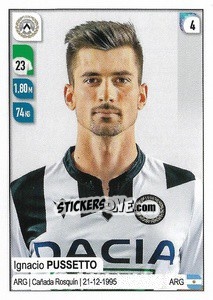 Sticker Ignacio Pussetto - Calciatori 2019-2020 n. 574 - Panini