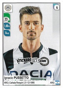 Figurina Ignacio Pussetto - Calciatori 2019-2020 - Panini