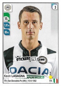 Figurina Kevin Lasagna - Calciatori 2019-2020 - Panini