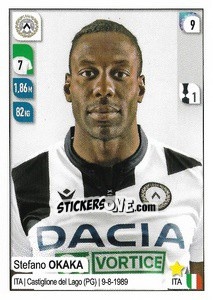 Sticker Stefano Okaka - Calciatori 2019-2020 n. 578 - Panini