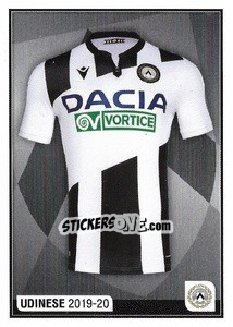 Sticker Udinese / Maglia - Calciatori 2019-2020 n. 581 - Panini