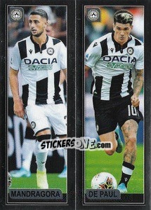 Sticker Mandragora / De Paul - Calciatori 2019-2020 n. 582 - Panini