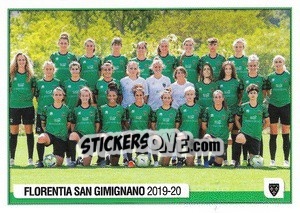 Cromo Squadra Florentia San Gimignano - Calciatori 2019-2020 - Panini
