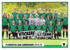Sticker Squadra Florentia San Gimignano - Calciatori 2019-2020 n. 586 - Panini