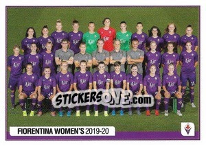 Sticker Squadra Fiorentina Women's - Calciatori 2019-2020 n. 587 - Panini