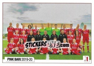 Sticker Squadra Pink Bari - Calciatori 2019-2020 - Panini