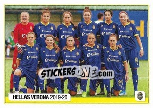 Sticker Squadra Hellas Verona - Calciatori 2019-2020 - Panini