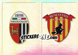 Figurina Scudetto Ascoli - Benevento - Calciatori 2019-2020 - Panini