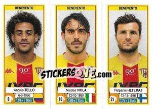 Figurina Andrés Tello / Nicolas Viola / Përparim Hetemaj - Calciatori 2019-2020 - Panini