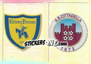 Sticker Scudetto ChievoVerona - Cittadella - Calciatori 2019-2020 n. 612 - Panini