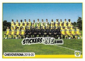 Figurina Squadra ChievoVerona - Calciatori 2019-2020 - Panini