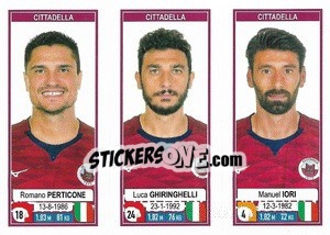 Sticker Romano Perticone / Luca Ghiringhelli / Manuel Iori