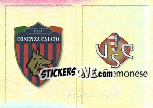 Sticker Scudetto Cosenza - Cremonese