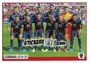 Cromo Squadra Cosenza - Calciatori 2019-2020 - Panini