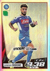 Sticker Lorenzo Insigne (Napoli) - Calciatori 2019-2020 n. 794 - Panini