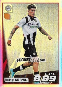 Sticker Rodrigo De Paul (Udinese) - Calciatori 2019-2020 n. 801 - Panini