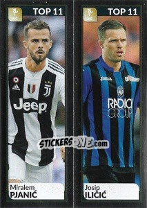 Sticker Miralem Pjanic / Josip Ilicic - Calciatori 2019-2020 n. 805 - Panini
