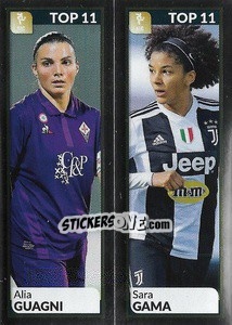 Sticker Alia Guagni / Sara Gama - Calciatori 2019-2020 - Panini