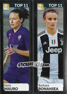 Figurina Ilaria Mauro / Barbara Bonansea - Calciatori 2019-2020 n. 812 - Panini