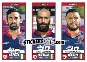 Sticker Riccardo Idda / Matteo Legittimo / Salvatore Monaco - Calciatori 2019-2020 n. 630 - Panini