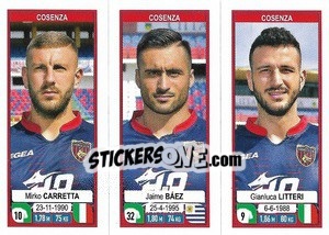 Sticker Mirko Carretta / Jaime Báez / Gianluca Litteri - Calciatori 2019-2020 n. 634 - Panini