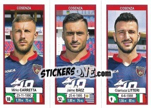 Cromo Mirko Carretta / Jaime Báez / Gianluca Litteri - Calciatori 2019-2020 - Panini