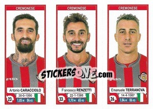Sticker Antonio Caracciolo / Francesco Renzetti / Emanuele Terranova - Calciatori 2019-2020 n. 638 - Panini