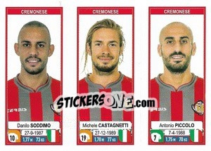 Sticker Danilo Soddimo / Michele Castagnetti / Antonio Piccolo - Calciatori 2019-2020 - Panini