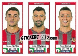 Sticker Simone Palombi / Fabio Ceravolo / Daniel Ciofani - Calciatori 2019-2020 n. 641 - Panini