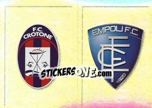 Figurina Scudetto Crotone - Empoli