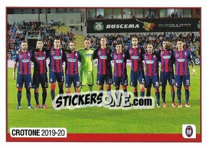 Sticker Squadra Crotone - Calciatori 2019-2020 - Panini