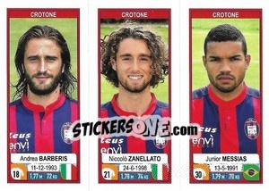 Sticker Andrea Barberis - Niccolò Zanellato - Junior Messias - Calciatori 2019-2020 - Panini