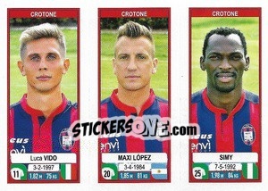 Sticker Luca Vido / Maxi López / Simy - Calciatori 2019-2020 n. 649 - Panini