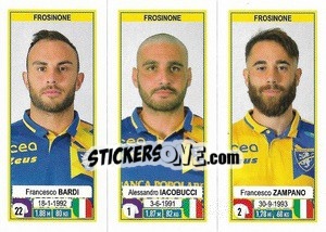 Sticker Francesco Bardi / Alessandro Iacobucci / Francesco Zampano - Calciatori 2019-2020 - Panini