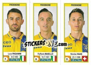 Figurina Luca Paganini / Raffaele Maiello / Nicolas Haas - Calciatori 2019-2020 - Panini