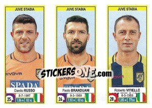 Sticker Danilo Russo / Paolo Branduani / Roberto Vitiello - Calciatori 2019-2020 n. 666 - Panini