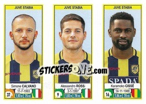 Sticker Simone Calvano / Alessandro Rossi / Karamoko Cissé - Calciatori 2019-2020 - Panini