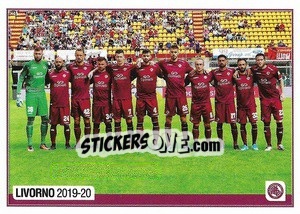 Cromo Squadra Livorno - Calciatori 2019-2020 - Panini