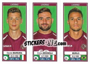Sticker Davide Marsura / Enrico Brignola / Murilo - Calciatori 2019-2020 n. 678 - Panini